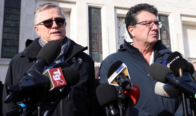 Alberto Zoli e Giampaolo Casella hanno risposto alle domande dei cronisti (foto Matteo Bazzi/ANSA)