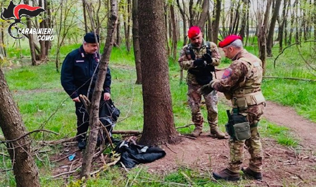 Pusher arrestato nei boschi di Olgiate Comasco