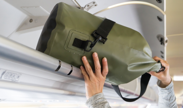 La bomboletta spray è stata individuata in un bagaglio a mano (foto Archivio)