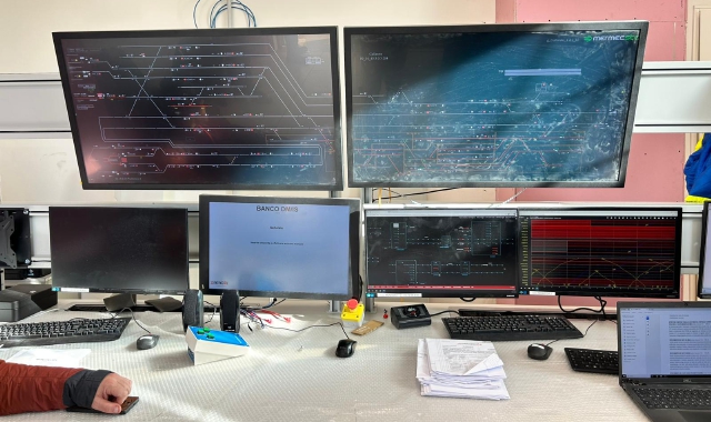 In stazione la cabina di regia computerizzata