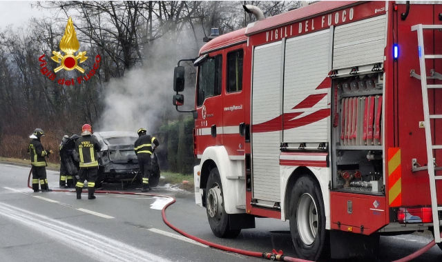 L’intervento dei vigili del fuoco