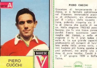 Addio a Piero Cucchi, giocò col Varese in A