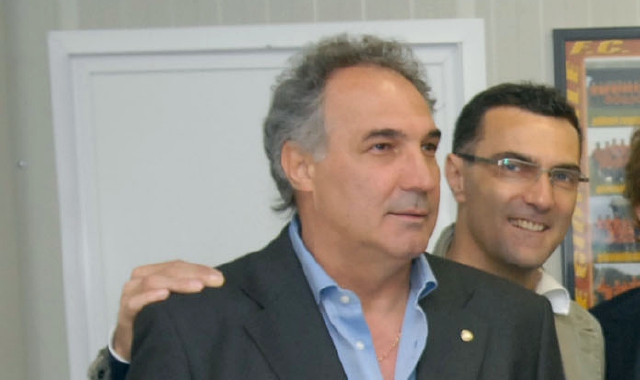 Nazzareno Canuti con Beppe Bergomi ad un evento a Rho nel 2007