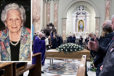 L’ultima carezza alla “Signora Rede”