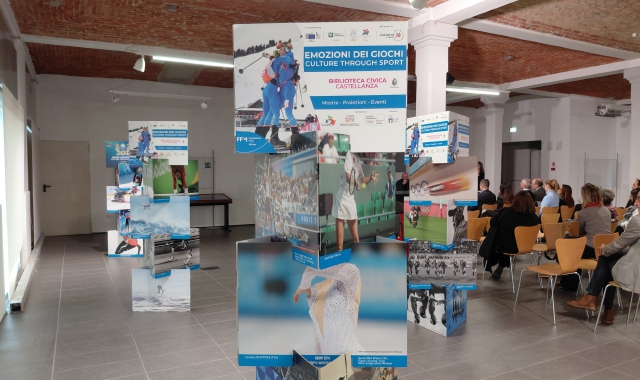 L’inaugurazione della mostra “Emozioni dei Giochi – Culture Through Sport”