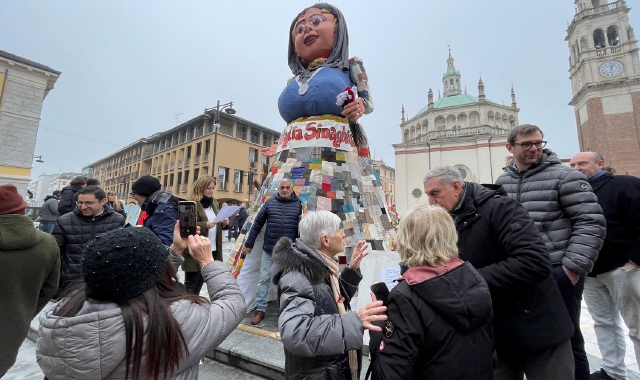 Le Giöbie in piazza Santa Maria (foto Domenico Ghiotto)