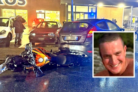 Scontro a Cunardo, morto motociclista di 46 anni
