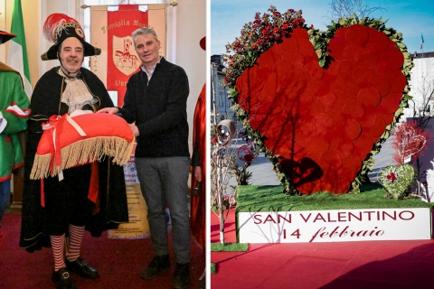 Varese: cuori in maschera