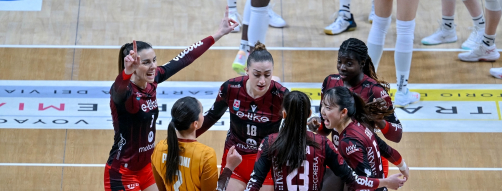 L’Uyba sorride: 3-0 a Cuneo