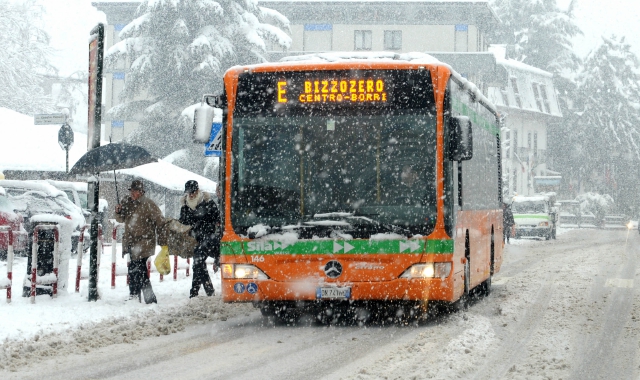 La nevicata di 24 ore che era iniziata il primo febbraio del 2009
