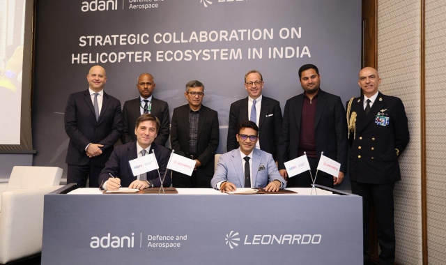 Elicotteri per l’India: accordo di Leonardo con Adani