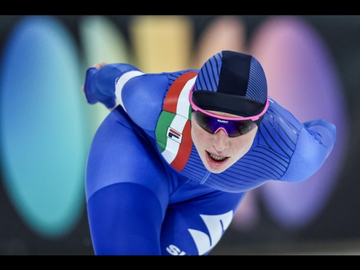 Milano Cortina: Francesca Lollobrigida oro nei 3000 m pattinaggio di velocità
