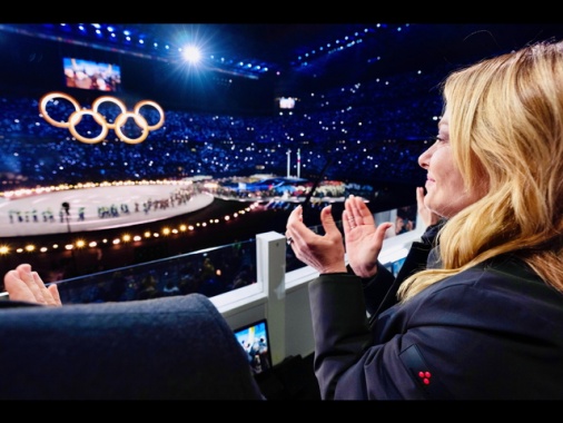 Meloni, chi manifesta contro le Olimpiadi nemico dell'Italia