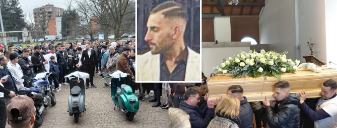 Il rombo dei motori e i ricordi commossi: l’addio a Emanuele Accomando