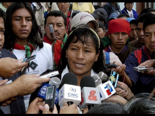 Una senatrice indigena sequestrata in una zona di guerriglia in Colombia