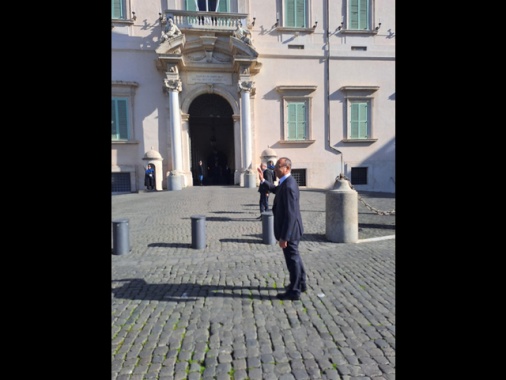 Mattarella riceve i partecipanti al Festival di Sanremo con Conti e Pausini