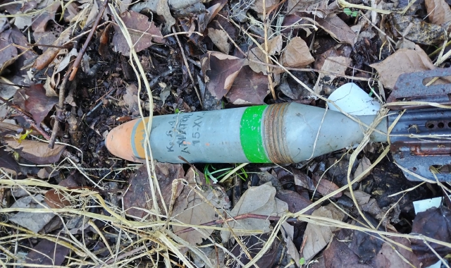 L’ordigno era una bomba da mortaio (foto Archivio)