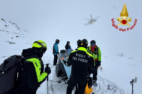 Valanga a Madesimo: milanese disperso. In azione anche la Volpe di Venegono
