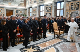 Il prefetto Pasquariello all'incontro con il Papa