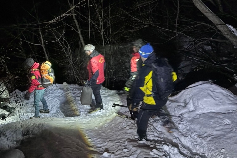 Bloccati dalla neve, salvati grazie all’iPhone