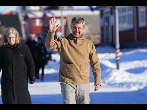 Il re di Danimarca in Groenlandia per dimostrare il sostegno