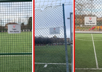 I campi delle Bustecche intitolati ai campioni