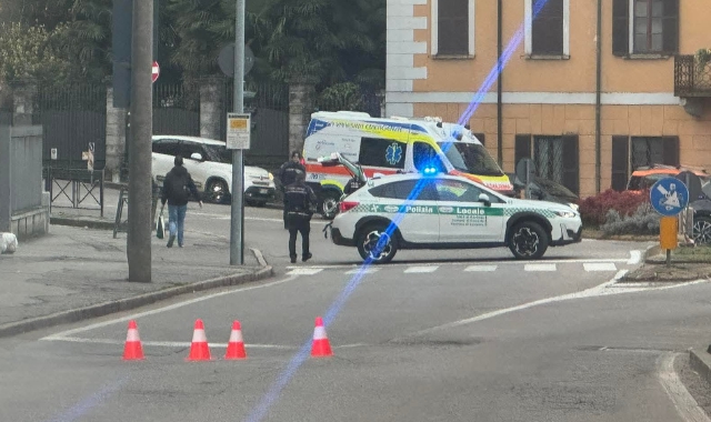 Il tratto di strada chiuso