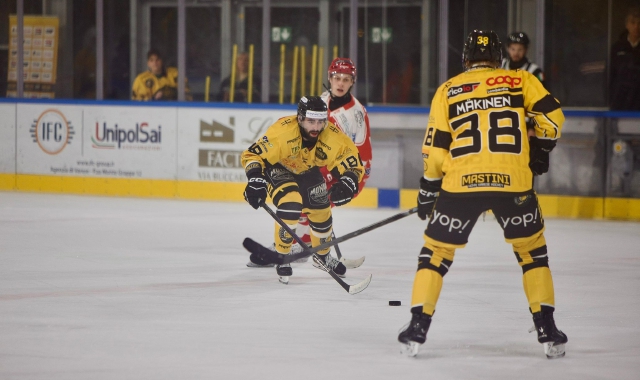 I Mastini hanno piegato l’Alleghe (foto Puricelli)