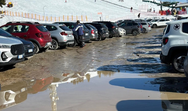 Il parcheggio nel fango