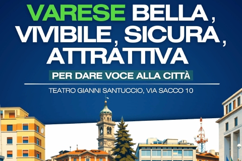 “Varese bella e sicura”. Il centrodestra apre la campagna elettorale