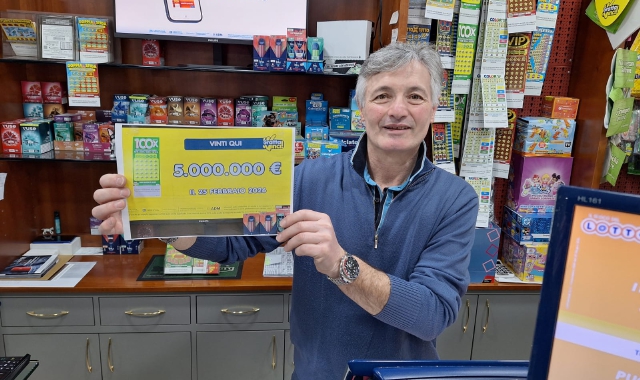 Il bar di Samarate dove è avvenuta la grande vincita