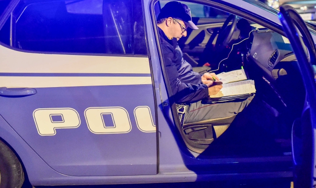 Sul posto è intervenuta la polizia (foto Archivio)