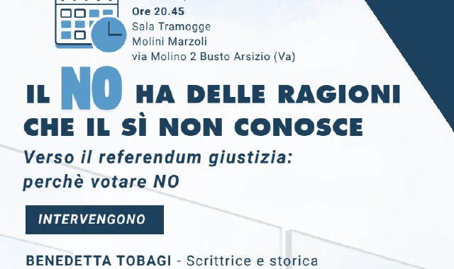 L’incontro a Busto Arsizio