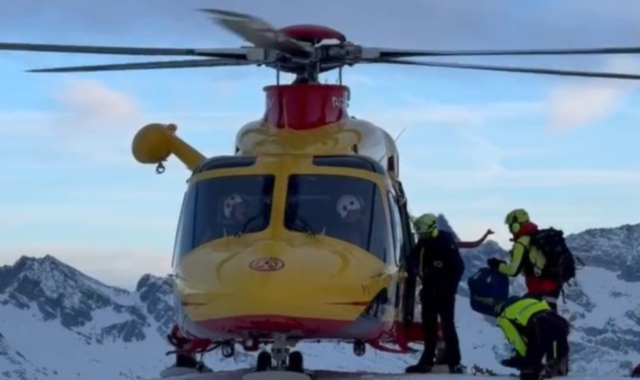 Un’immagine allegra di Rodolfo Franguelli, 61 anni, residente a Gallarate, da sabato intrappolato in un crepaccio sul Monte Rosa