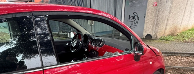 Gallarate, danni alle auto e furti nel parcheggio