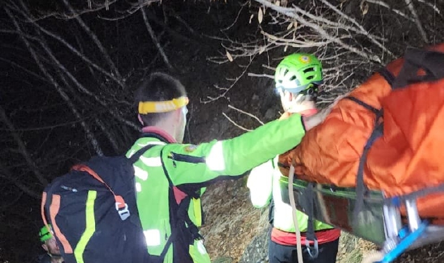 Il trasporto della ferita in barella