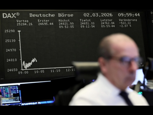 ++ Borsa: l'Europa chiude in calo, in fumo altri 116 miliardi ++