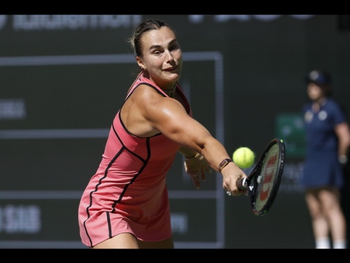 Tennis: Aryna Sabalenka prima finalista a Indian Wells
