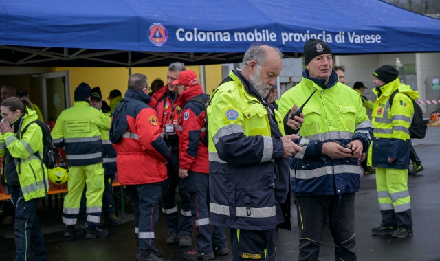 Protezione civile in campo: esercitazione per 500 a Casciago