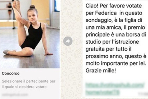 «Puoi votare per mia figlia?» È una truffa