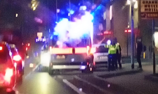 L’intervento dei soccorritori sul luogo dell’incidente