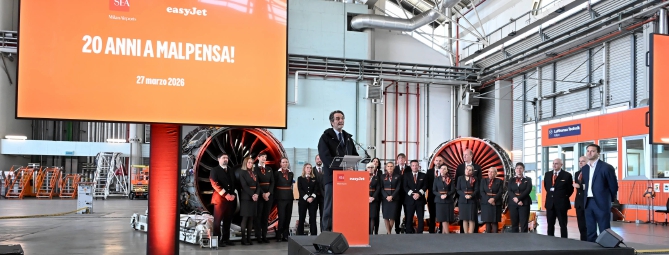 Vent’anni di EasyJet a Malpensa