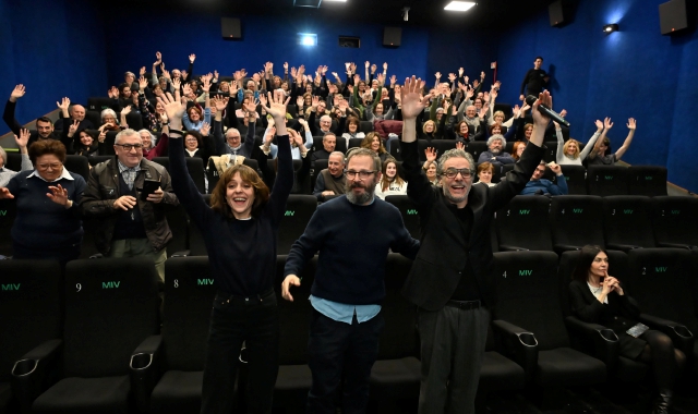 La presentazione del film “Il dio dell’amore” al Miv  (foto Angelo Puricelli)