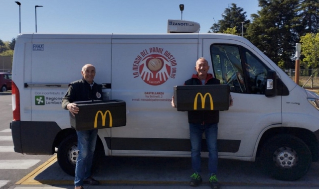 Castellanza, Mc Donald’s offre 200 pasti per i poveri
