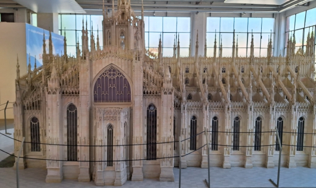 La riproduzione del Duomo di Milano