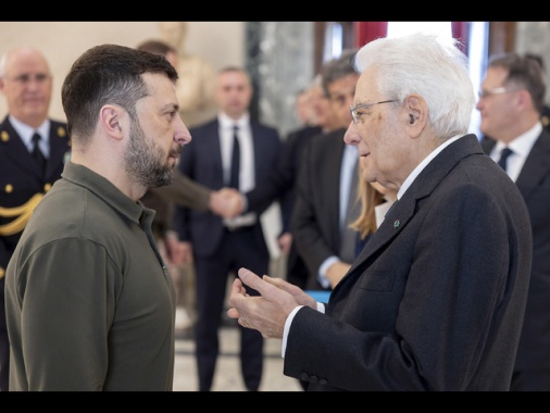 Mattarella a Zelensky, fermo sostegno dell'Italia all'Ucraina