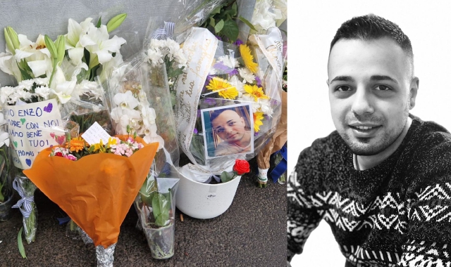 L’addio a Enzo Ambrosino. Il padre resta in carcere