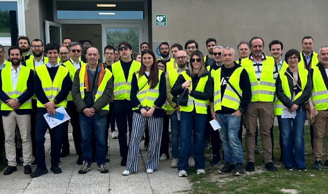 Imprenditori in visita al depuratore di Sant'Antonino