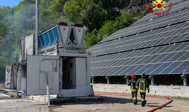 L’elettrolizzatore dove si è sviluppato l’incendio