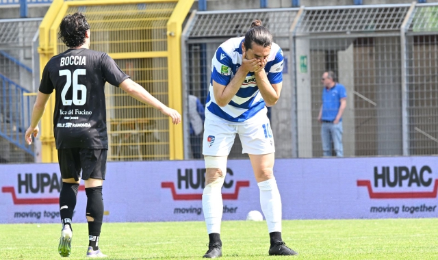 L’amara delusione con l’Arzignano che certifica la retrocessione  (foto Domenico Ghiotto)